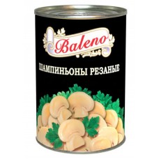 Грибы шампиньоны резаные консервированные Baleno 400 гр (425 мл) 200 гр сухой вес - Ашан