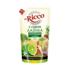 Майонез с соком лайма 67% Mr.Ricco 375 гр (400 мл) - Ашан