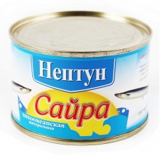 Сайра рыбные консервы Нептун 240 гр - Высшая лига