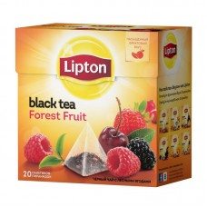 Чай черный ароматизированный Lipton Forest Fruit tea 20 пакетиков 34 гр - Лента