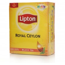 Чай черный байховый Lipton Royal Ceylon tea 100 пакетиков 200 гр - Лента