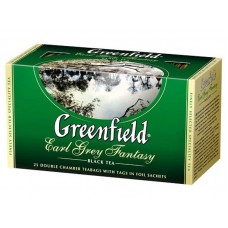 Чай черный байховый с ароматом бергамота Greenfield Earl Grey Fantasy 25 пакетиков 50 гр - Высшая лига