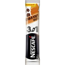Напиток кофейный растворимый 3 в 1 карамельный вкус Nescafe 16 гр - Ашан