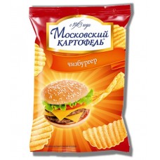 Чипсы со вкусом чизбургера Московский картофель 70 гр - Пятерочка