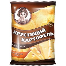 Чипсы со вкусом сыра Хрустящий картофель 160 гр - Главмаг