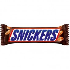 Шоколадный батончик SNICKERS 50,5 гр - Красное-Белое
