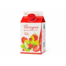 Йогурт фруктово-ягодный Клубника Земляника 1,5% ВМК 470 гр - Магнит