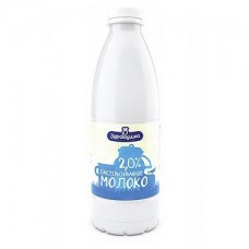 Молоко питьевое пастеризованное 2,0% Здравушка 930 мл - Высшая лига