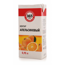Сок Нектар Апельсиновый 365 дней 0,95 л - Лента