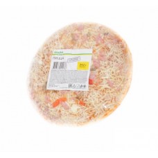 Пицца с ветчиной и грибами полуфабрикат замороженный Каждый день 250 гр - Ашан