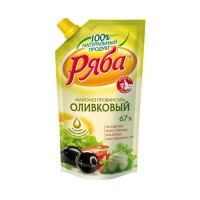 Майонез провансаль Оливковый 67% Ряба 744 гр (800 мл) - РИАТ-маркет