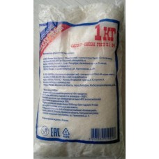 Сахар-песок белый кристаллический фасованный Российский 1 кг - Ашан