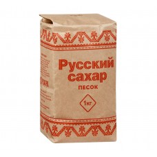 Сахар-песок белый кристаллический фасованный Русский сахар 1 кг - Ашан
