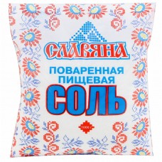 Соль поваренная пищевая самосадочная Славяна 1 кг - Пятерочка