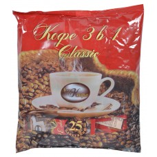 Напиток кофейный растворимый Кофе 3 в 1 Classic Бон Кафе 25 пакетиков 500 гр - Ашан