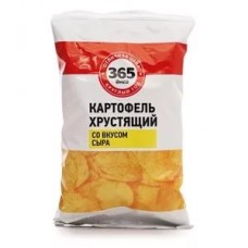 Чипсы картофельные со вкусом сыра 365 дней 90 гр - Лента