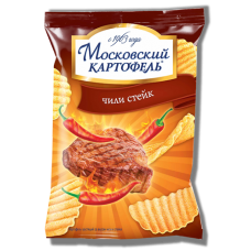 Чипсы со вкусом чили и стейка Московский картофель 70 гр - Адмиралъ